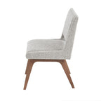 Boomerang - Dining Side Chair With Upholstered Cushions (Set of 2) - Light Gray