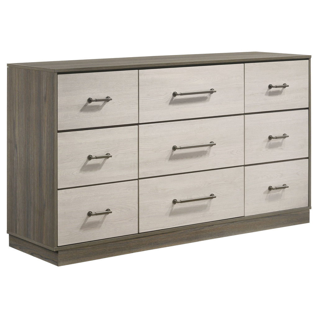Fenwick 5-piece Queen Bedroom Set Grey Oak