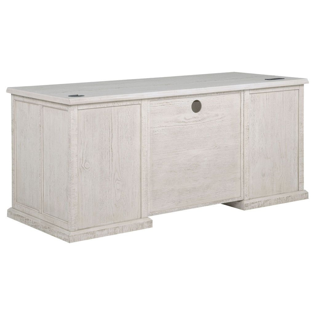 Altidore 68-inch 7-drawer Executive Home Office Desk Distressed White