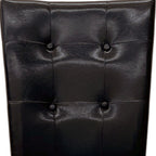 Britney - Synthetic Leather Side Chair (Set of 2) - Brown / Walnut