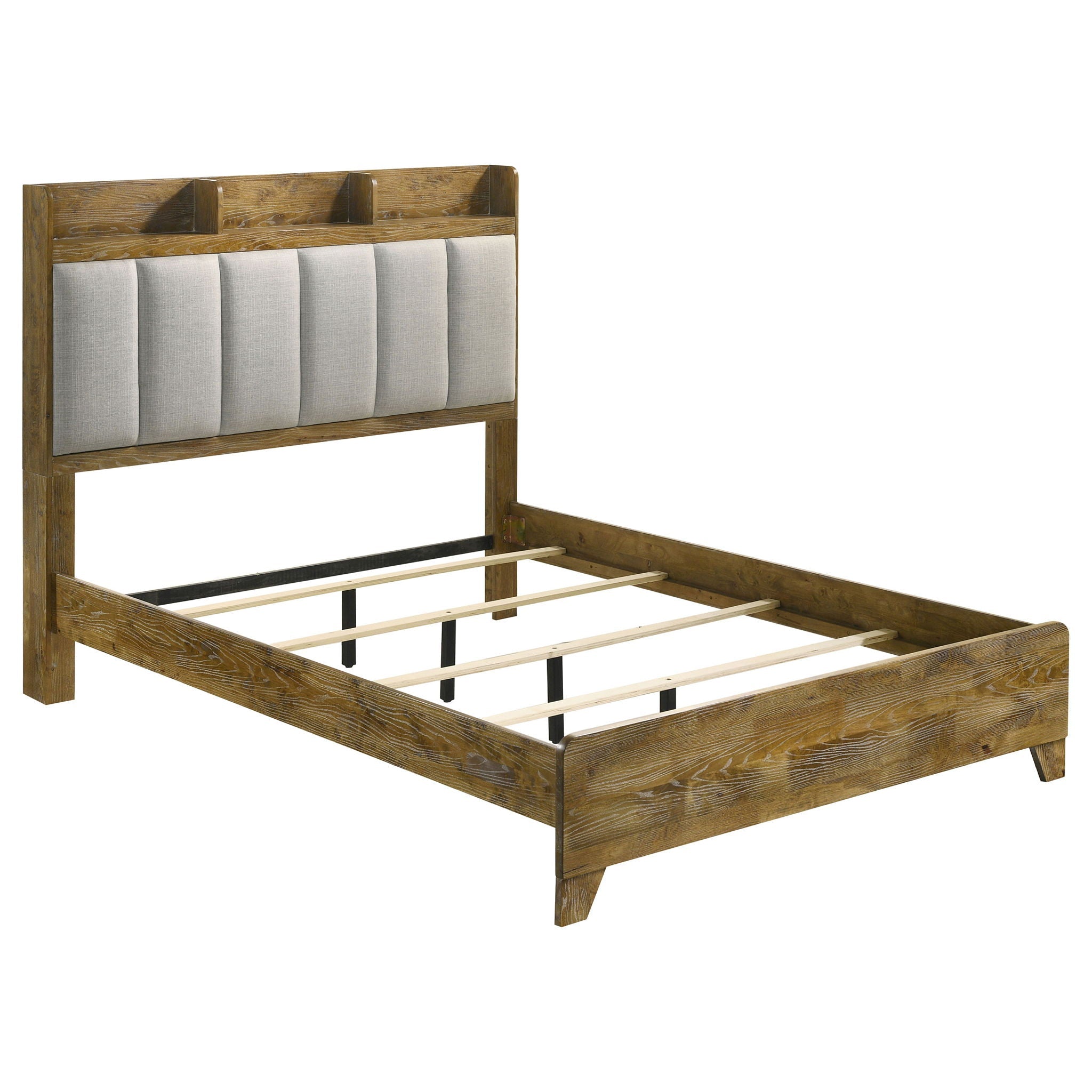 Henderson 4-piece Eastern King Bedroom Set Medium Oak
