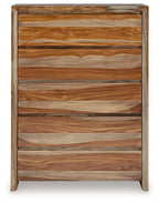 Dressonni - Five Drawer Chest - Brown