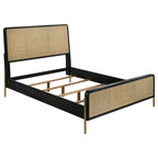 Arini 5-piece California King Bedroom Set Black and Natural