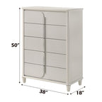 Laveda - Chest - Pearl White