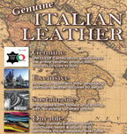 Roberto - Leather Ottoman - Cocoa