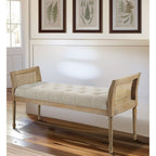Accent Bench With Arm - Natural