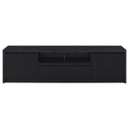 Winfield 3-piece Entertainment Center 78-inch TV Stand Black