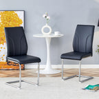 Modern Dining Chairs With High Backrest And Sturdy Legs