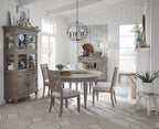 Lancaster - Round Dining Table - Dovetail Gray