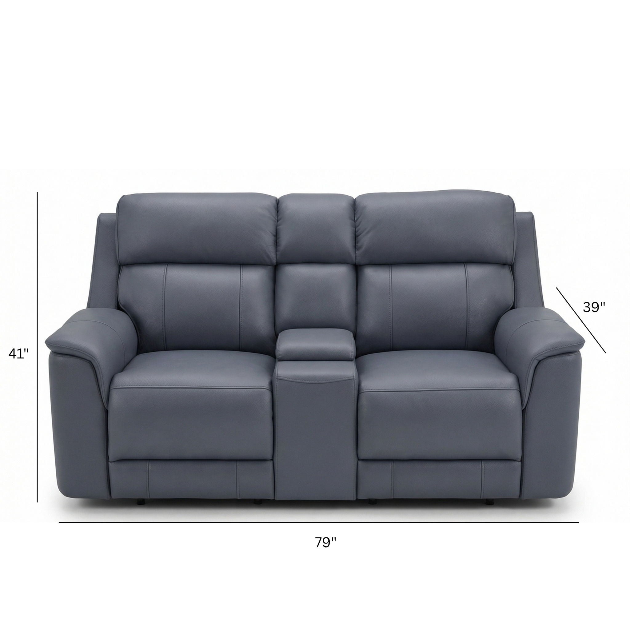 Oslo - Dual Power Reclining Loveseat With Console