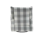 Patli - Swivel Chair With Glider - Gray Fabric