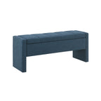 Modern Upholstered Large Bed End Bench With Storage