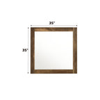 Morales - Mirror - Rustic Oak