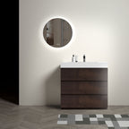 Alice - Bathroom Vanity With Large Storage, Freestanding