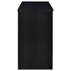 Topanga Engineered Wood Freestanding Home Bar Black