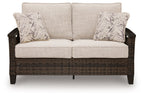 Monterey Point - Loveseat With Cushion - Dark Brown