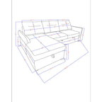 Montana - Sofabed With Storage - Gray