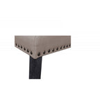 Upholstered Counter Dining Chair, Nailhead Trim (Set of 2) - Natural
