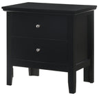 English Dovetailed Drawers Nightstand
