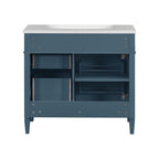 Bathroom Vanity With 2 Drawers And Tip-Out Drawer, Storage Cabinet