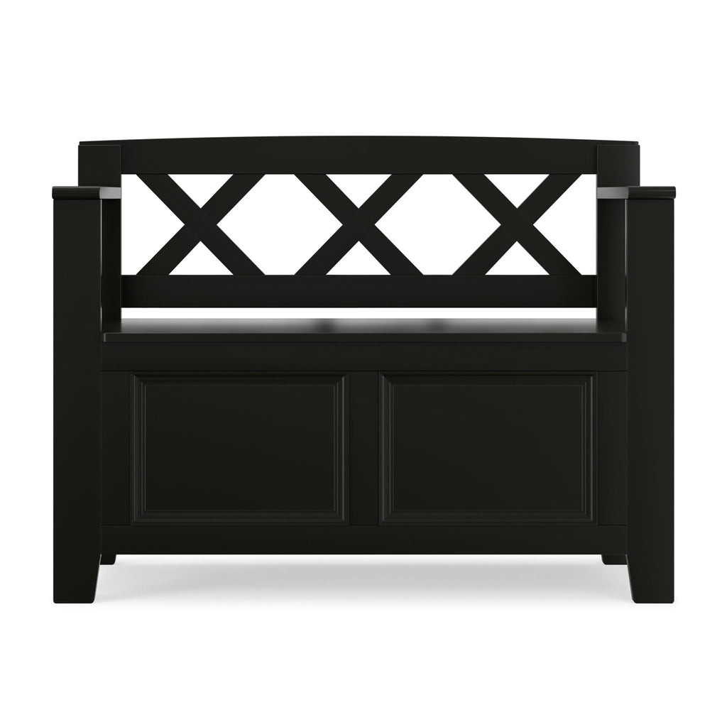 Amherst - Small Transitional Entryway Storage Bench