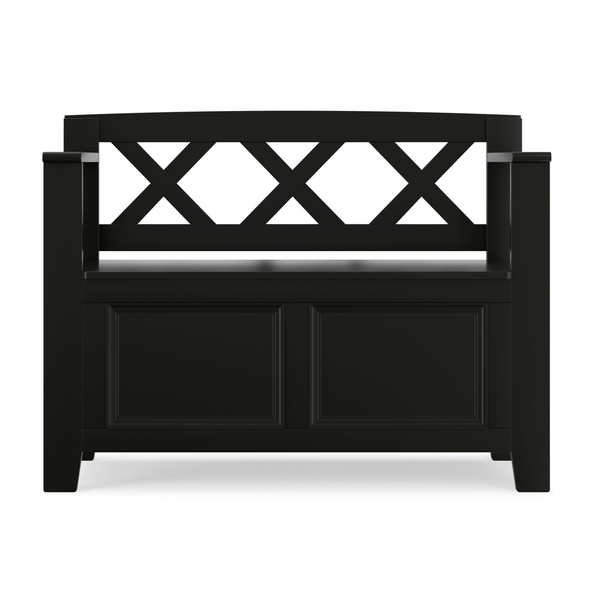 Amherst - Small Transitional Entryway Storage Bench