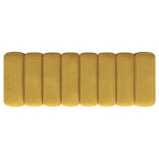 Summer Fabric Upholstered Tufted Accent Bench Mustard Yellow