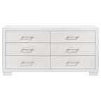 Jessica 6-drawer Dresser Snow White