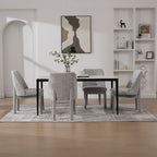 Wide Minimalist Dining Chair