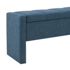 Modern Upholstered Large Bed End Bench With Storage