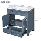 Bathroom Vanity With Sink, Storage Cabinet