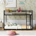 Metal Bunk Bed, Low Bunk Bed With Ladder