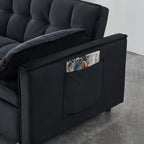 Sofa Bed With Pockets, 3 In 1 Convertible For Living Room