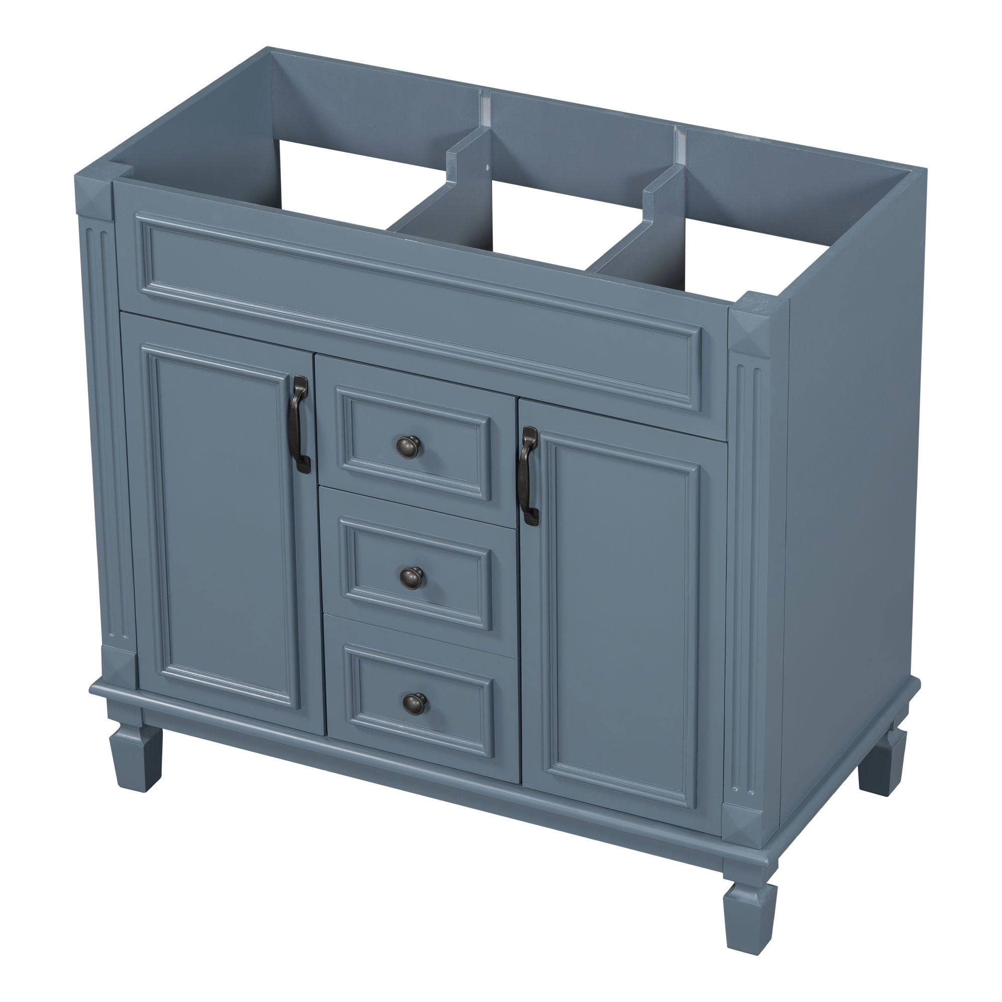 Bathroom Vanity Cabinet With 2 Soft Closing Doors And 2 Drawers