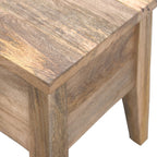Lid Up Storage Bench - Oak