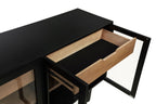 Middleton 4-door Sideboard Server with Dual Drawers Black