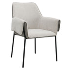 Jirina - Arm Chair (Set of 2) - Beige Chenille