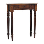 Turned Legs Drawer Console Table