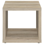 Frisco Square Engineered Wood Side End Table Distressed Pine