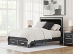 Zuraleus - Upholstered Panel Platform Storage Bed