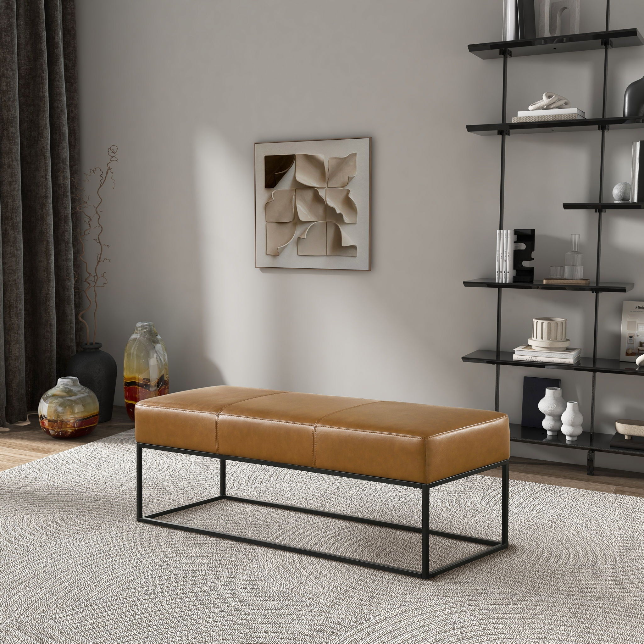 Odessa - Bench - Tan