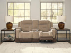 Mixed Motion - Power Reclining Loveseat With Console / Adjustable Headrest