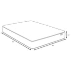 Hayes Full Firm Tight Top Hybrid Mattress White