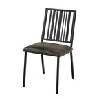 Zudora - Side Chair (Set of 2) - Synthetic Leather & Black