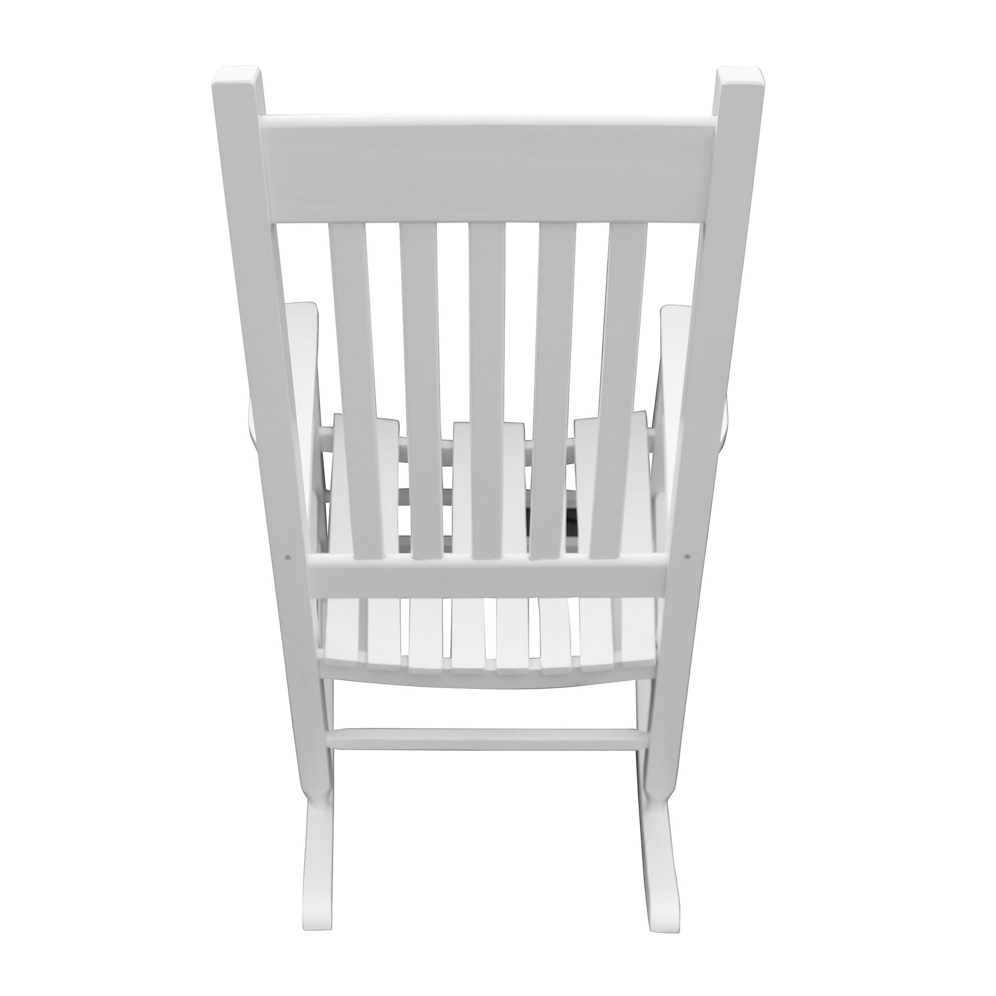 Classic Wooden Porch Rocker Chair Populus Wood Comfortable Design