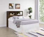 Westpark 49-inch Full Bookcase Headboard Dark Pine