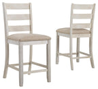 Skempton - Upholstered Barstool (Set of 2) - White