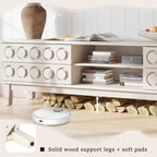 Media Console With 4 Drawers And Cable Management