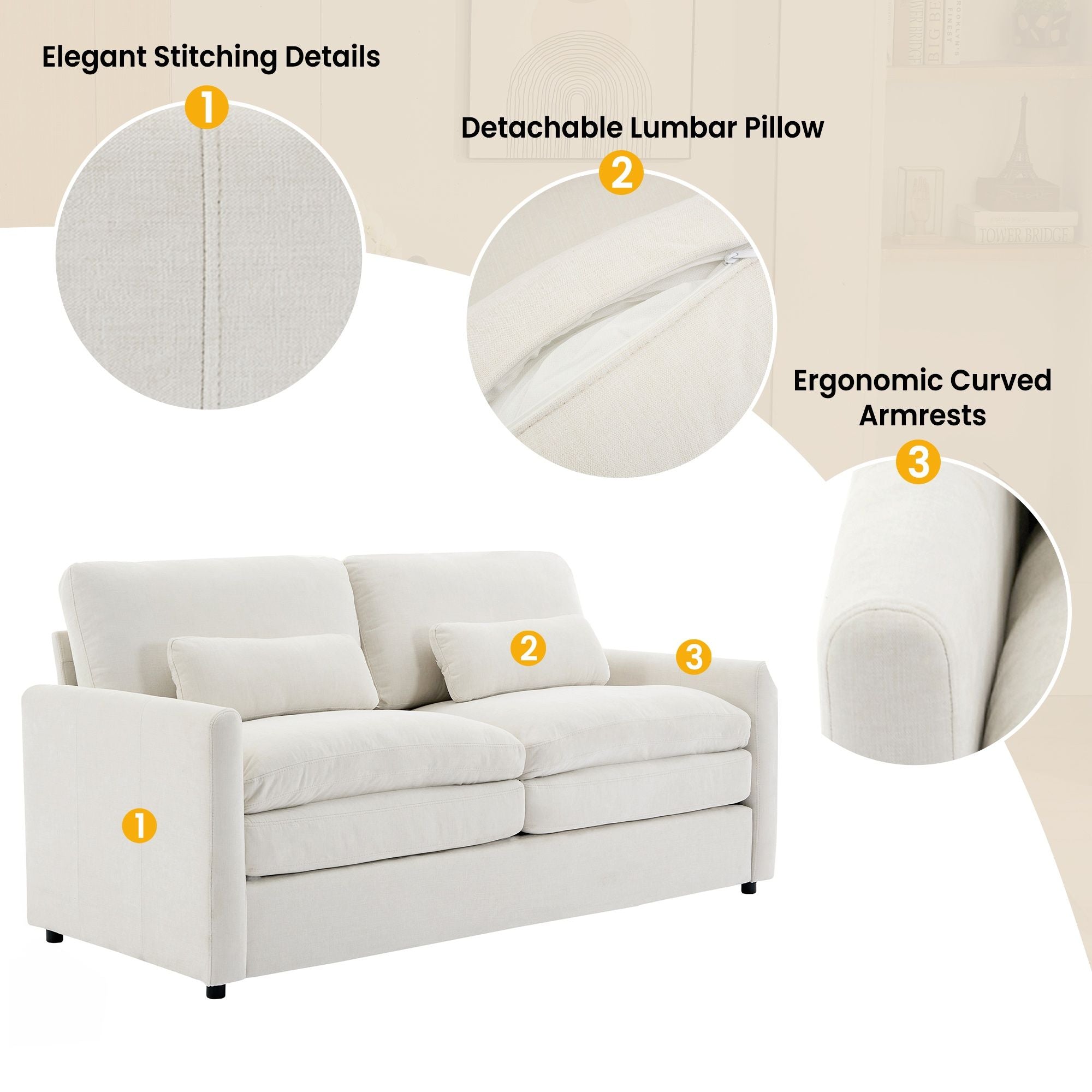 Cloud Sofa Set Couch For Living Room