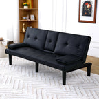 Sofa Bed With Foldable Design And Cup Holder